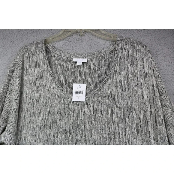 J. Jill-Pure Jill Linen Blend Sweater Dress-Size Large-New w/Tags-3/4 Sleeves - Picture 2 of 7